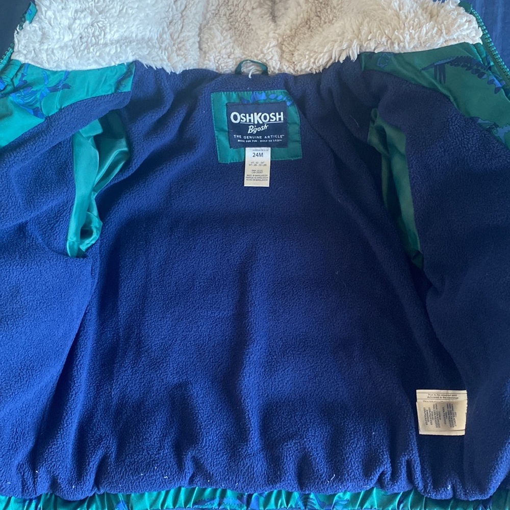 Oshkosh b’gosh 24Months Dinosaur Coat 🦕 - Picture 7 of 11